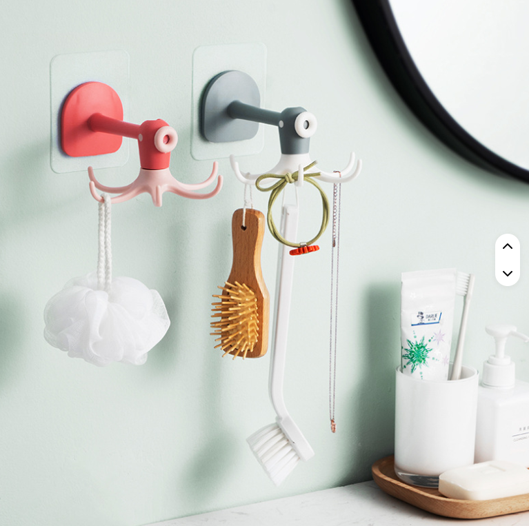 خطافات لاصقة قوية للحمام والمطبخ